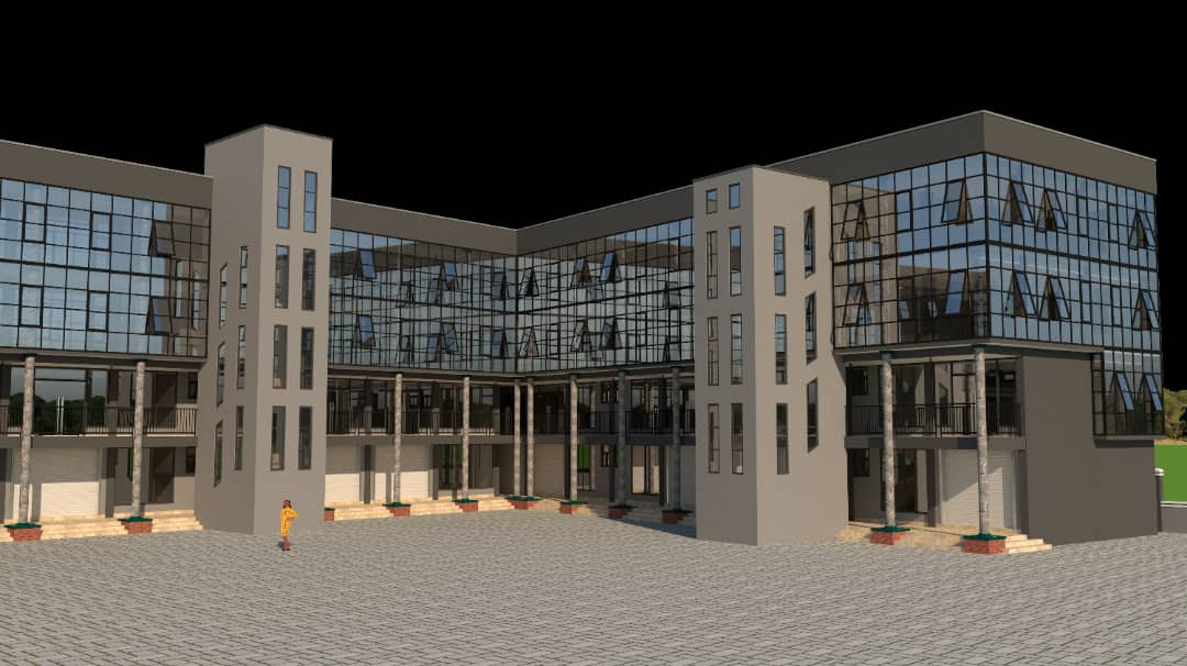 Architectural Design of Wemah Enterprise 4-Storey Building by SadiPrince Engineering Consult