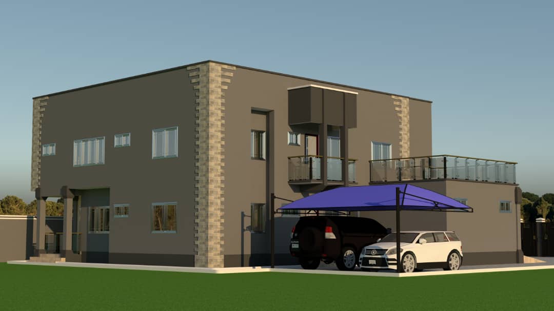 5- BEDROOM DUPLEX by Sadiprince Consult Tamale Ghana