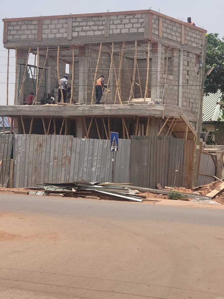 2- STOREY SHOPS AND OFFICE by Sadiprince Consult Tamale Ghana